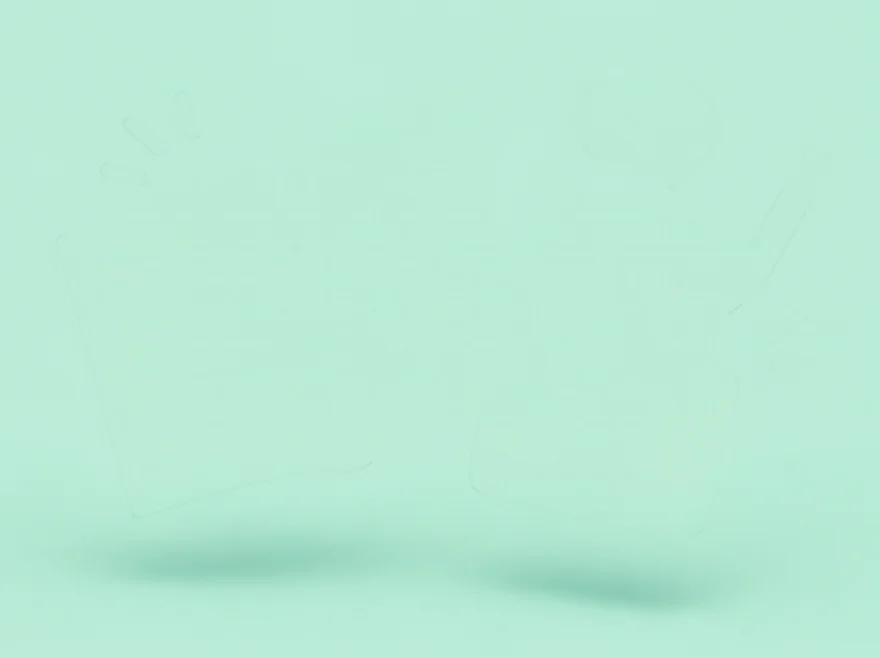 Eigener Entwurf: Magazin-Doppelseite und Newsletter auf mintfarbenem Hintergrund