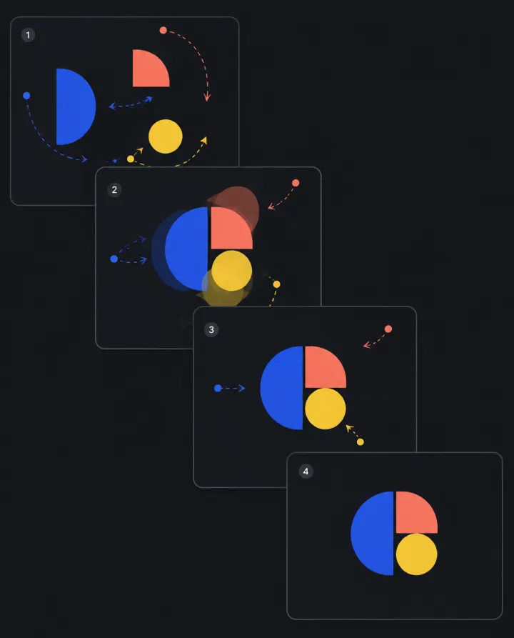 Logo-Animation. Motion-Identität, Intro. Für Intro und Abspann.
